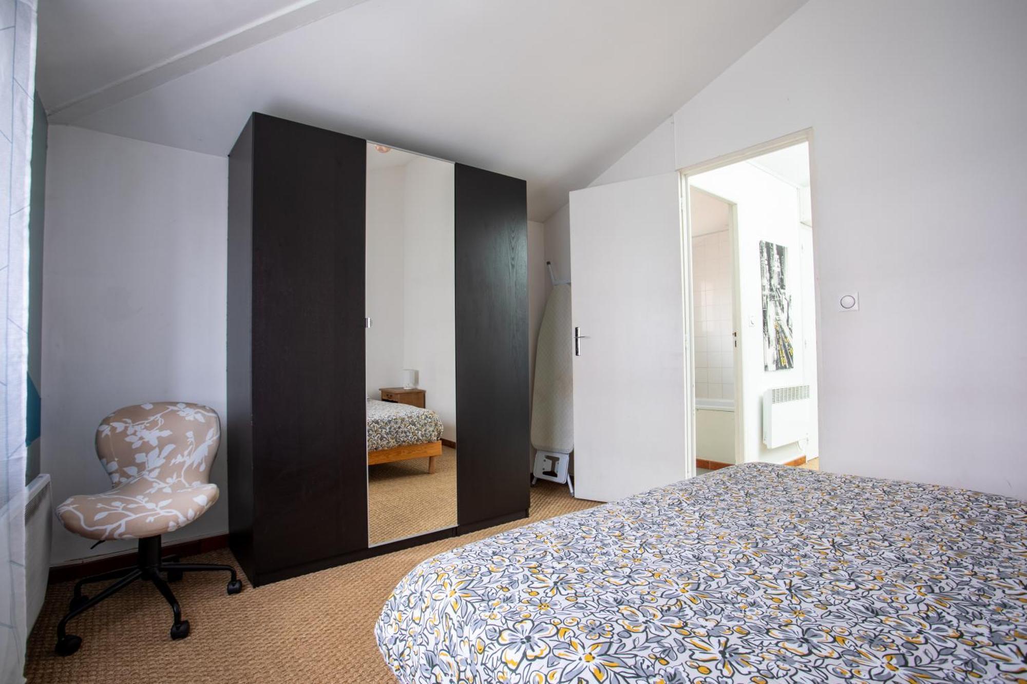 T2 Toulouse 40M2, Lit Queen Size, Climatisation, Quartier Sympa, Terrasse Eksteriør bilde